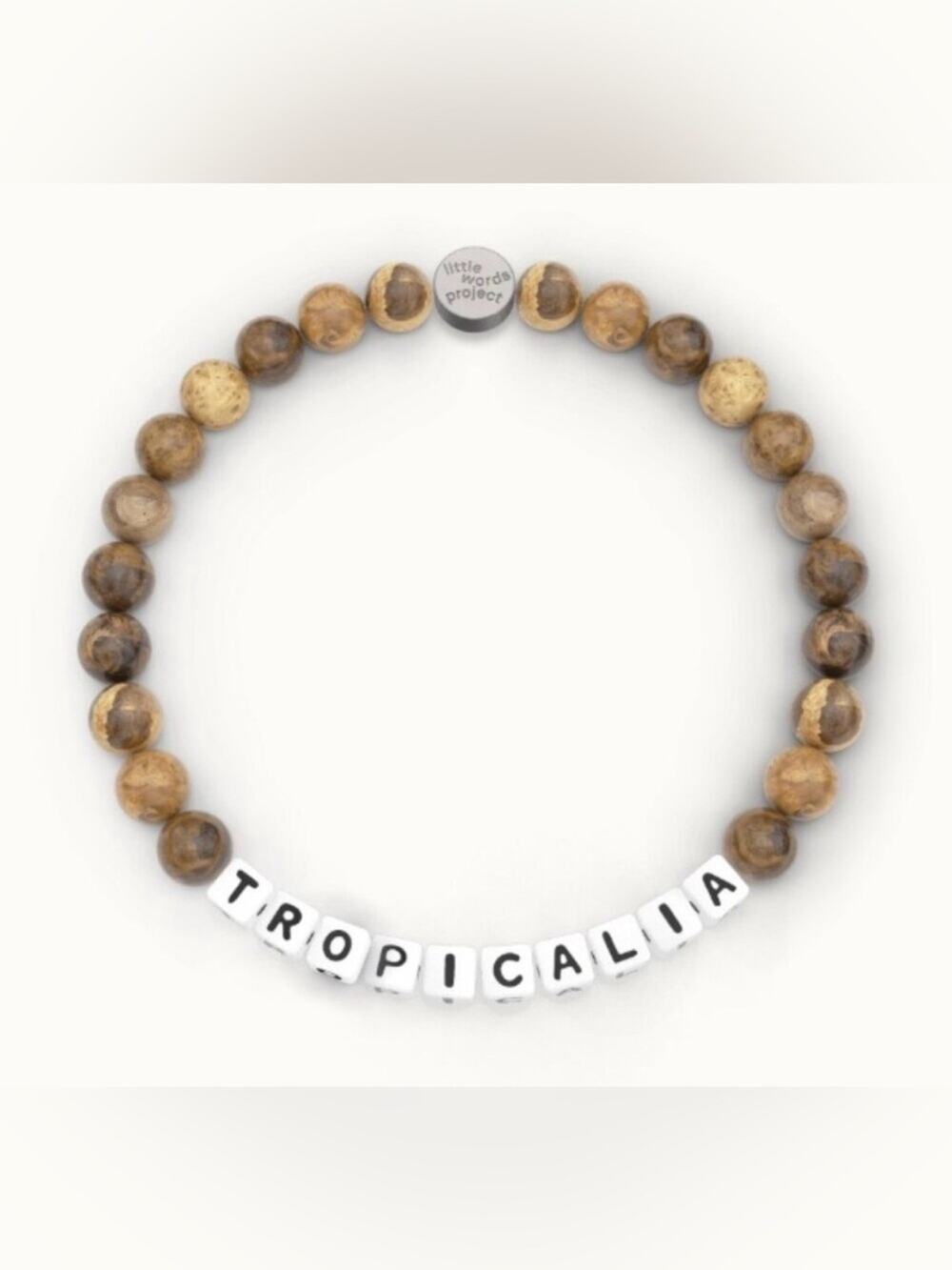 LITTLE WORDS PROJECT Natural Light Jasper "Tropicalia" Beaded Bracelet